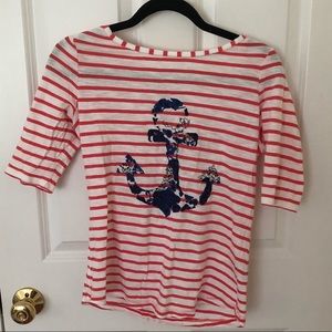 Boden striped tee